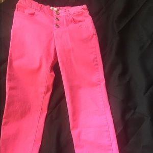 Zara girls Hot Pink Pants